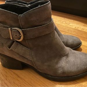 Born Suede Grey booties